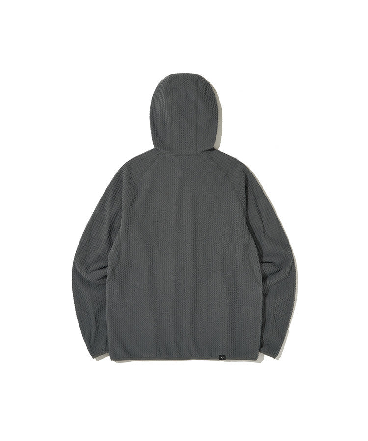 Welter Experiment Balaclava Calora Fleece Hoodie - Charcoal