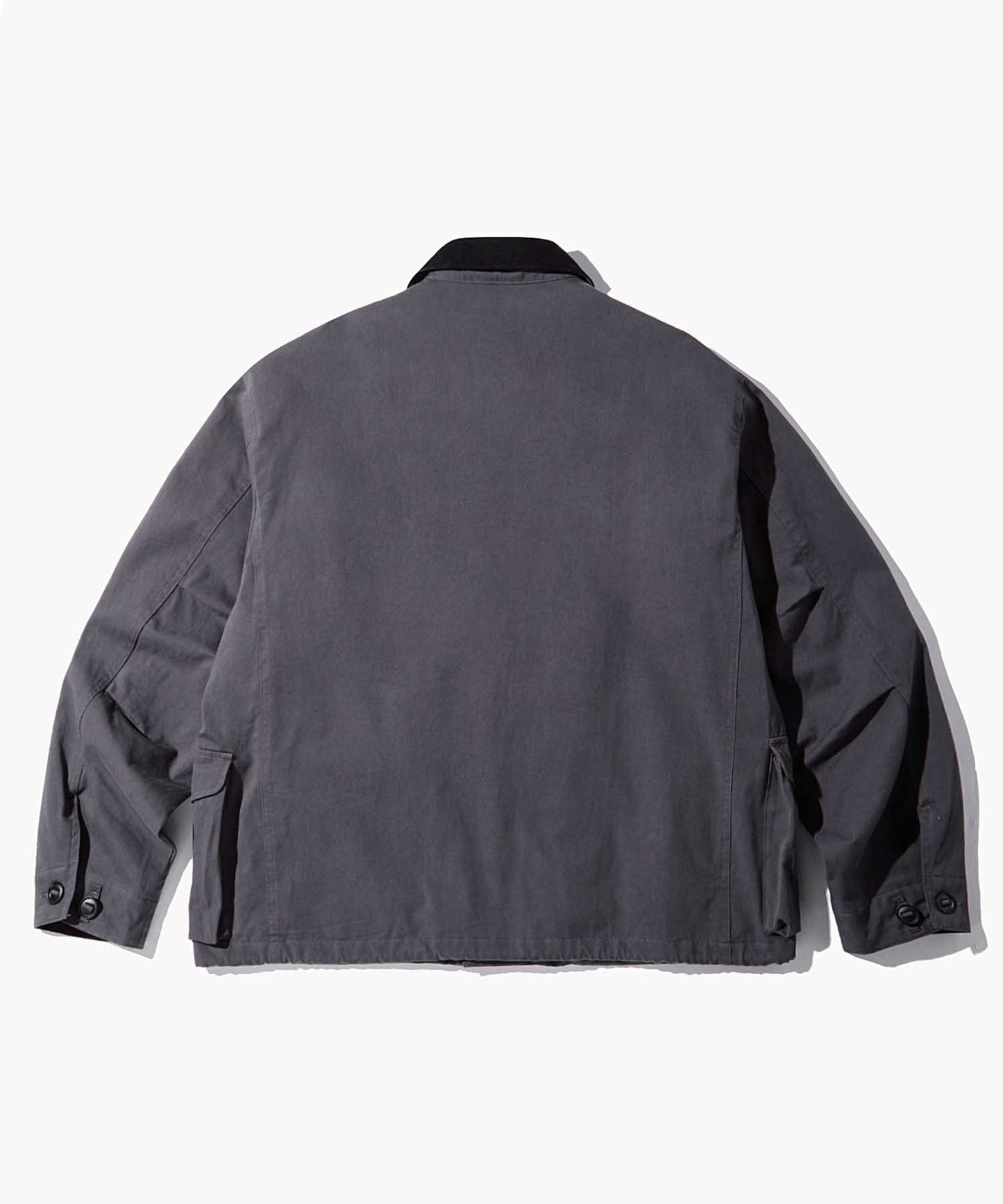 Outstanding & Co. Corduroy Collar Fishing Jacket - Charcoal