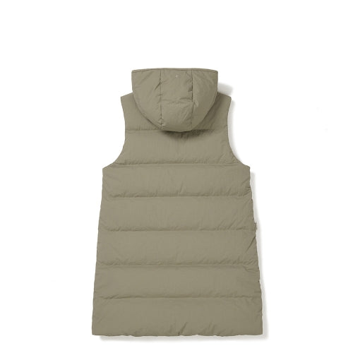 Snow Peak Women's Hooded Down Vest - Olive