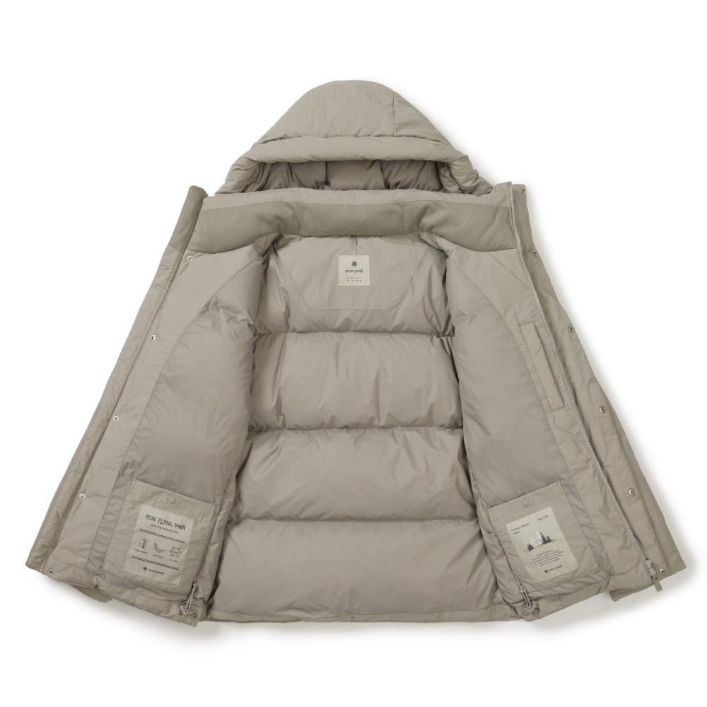 Snow Peak City Camper Down Jacket - Fog Gray