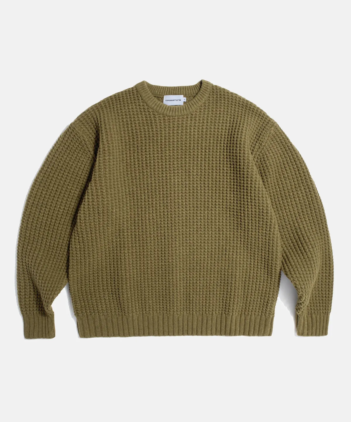 Espionage Heavyweight Waffle Knit Sweater - Cinnamon