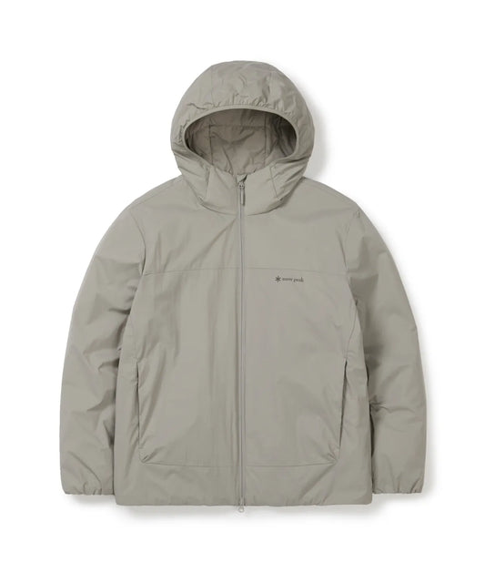 Snow Peak Summit Grid Primaloft Hood Jacket - Fog Grey