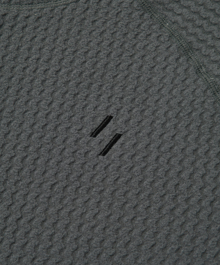 Welter Experiment Balaclava Calora Fleece Hoodie - Charcoal