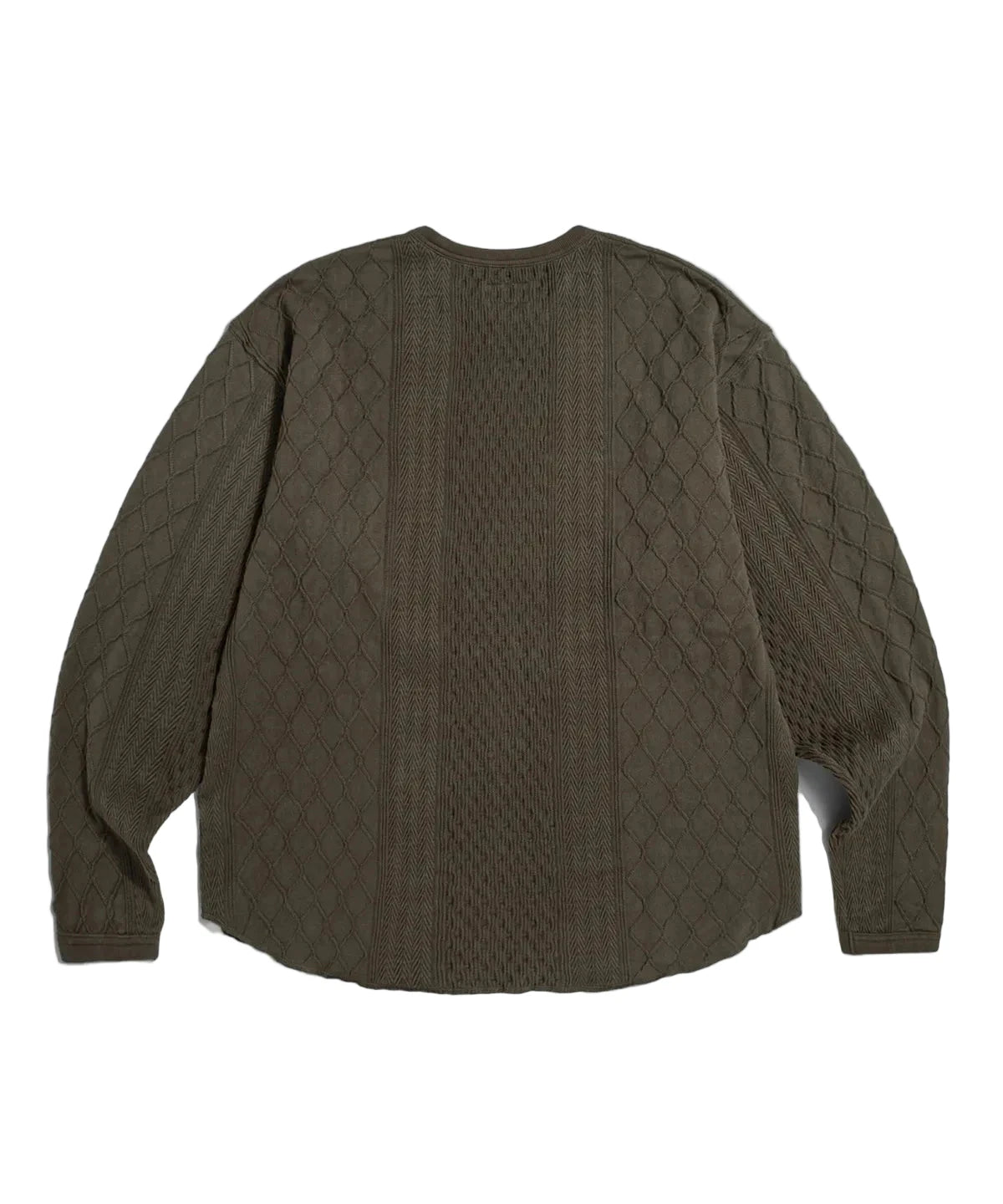 Espionage Multi Weave Jersey Knit -  Dark Mocha