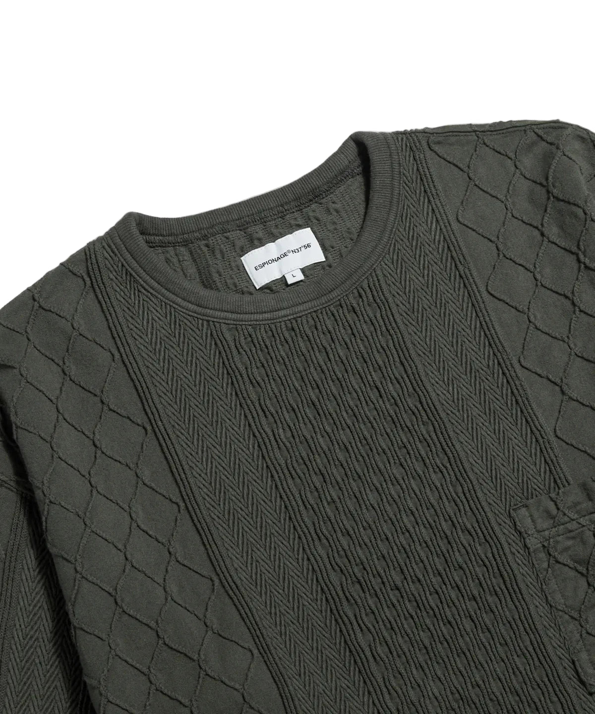 Espionage Multi Weave Jersey Knit - Rat Grey