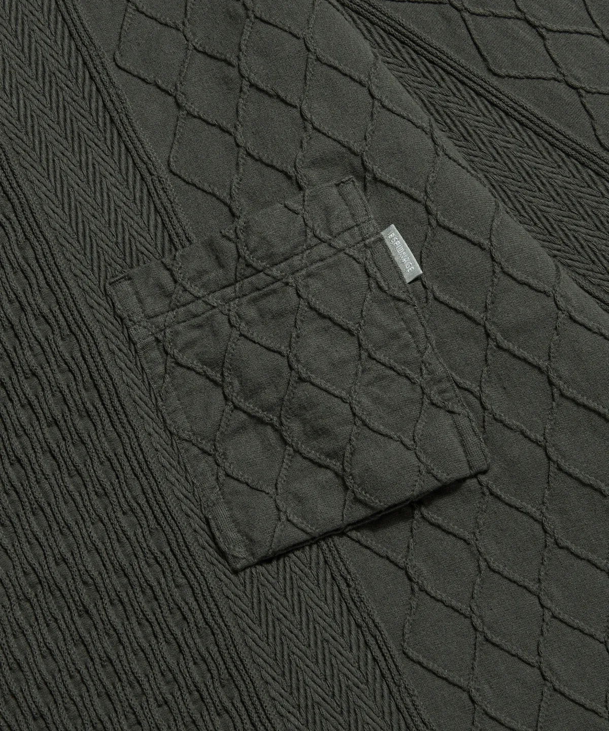 Espionage Multi Weave Jersey Knit - Rat Grey