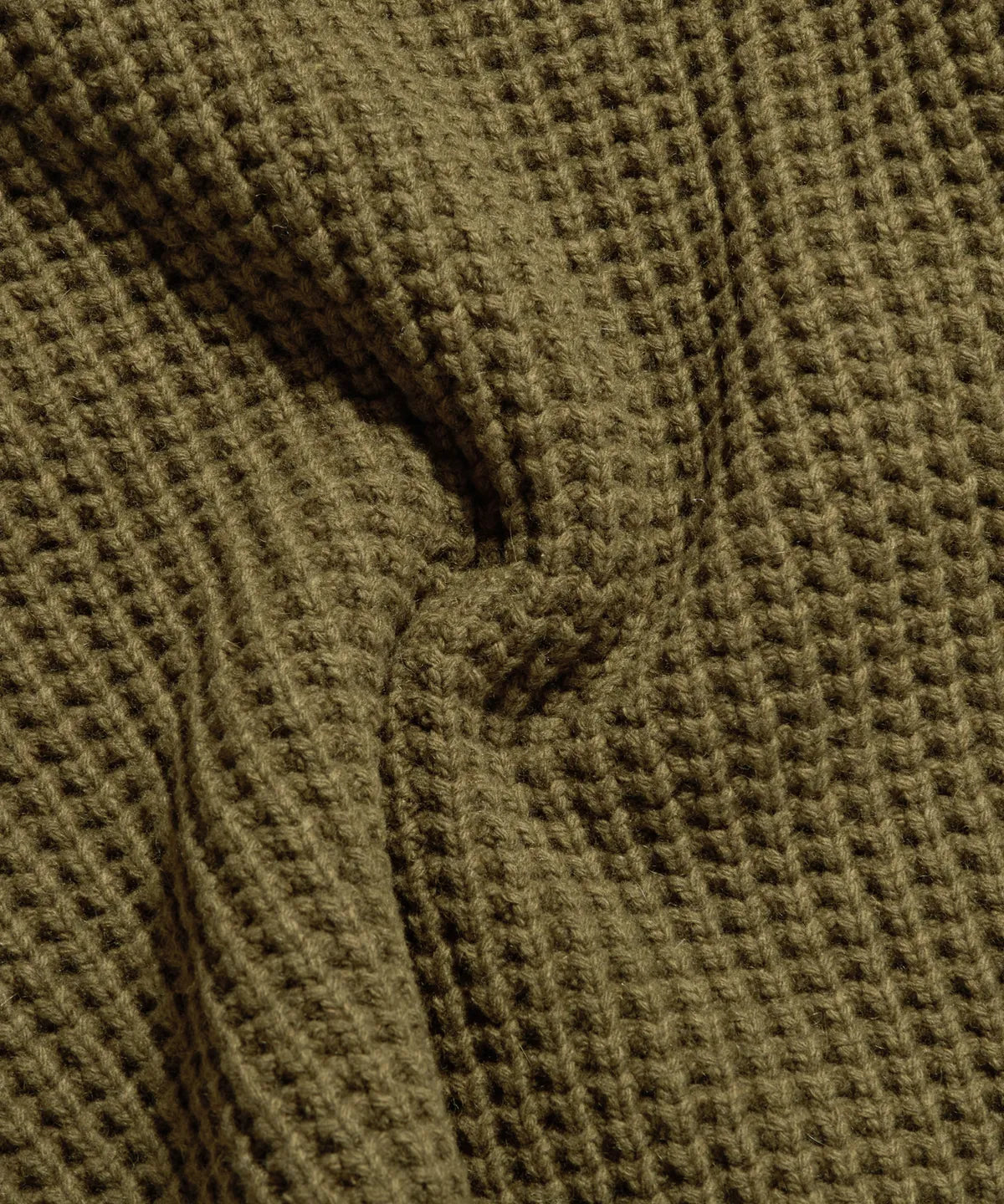 Espionage Heavyweight Waffle Knit Sweater - Cinnamon