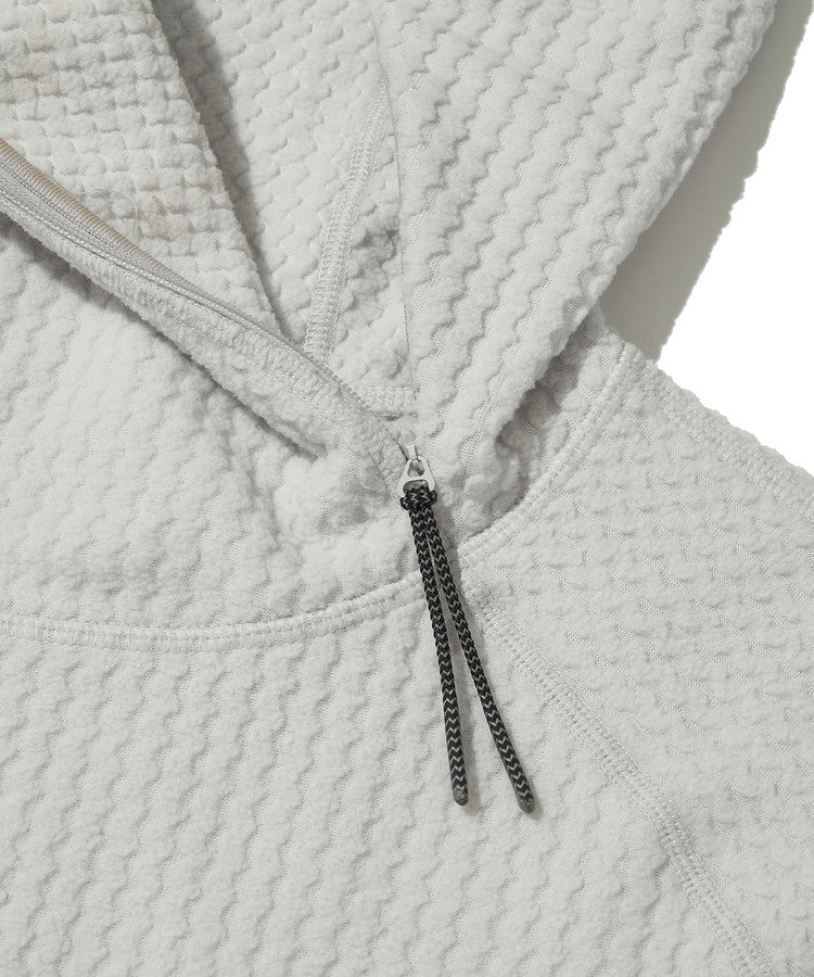 Welter Experiment Balaclava Calora Fleece Hoodie - White