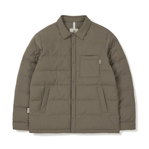 Snow Peak Light Down Shirt - Khaki