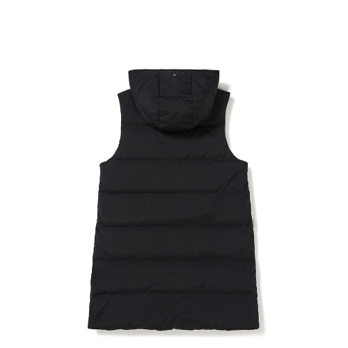 Snow Peak Women's Hooded Down Vest - Black