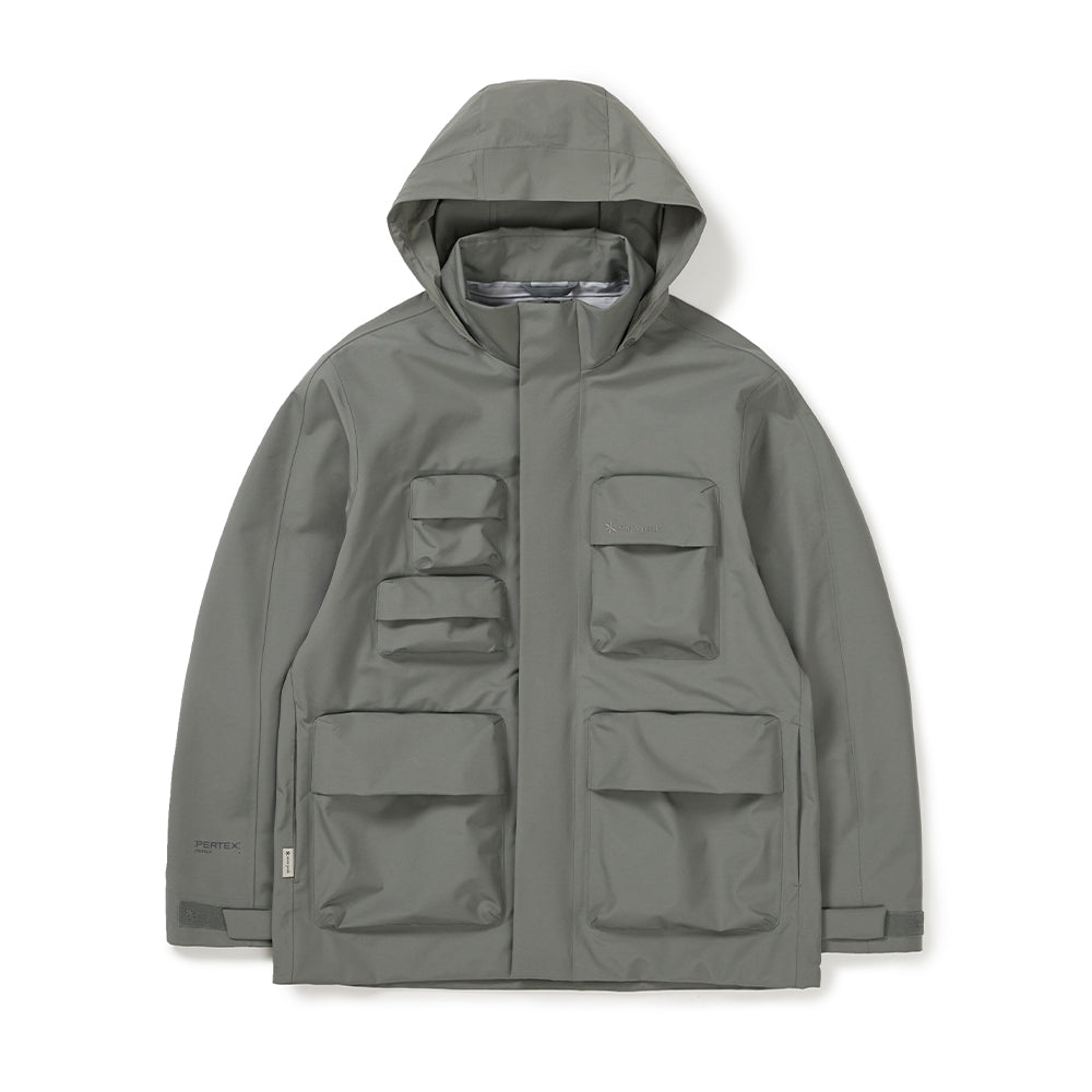 Snow Peak 3L Pertex Utility Waterproof Jacket - Grey