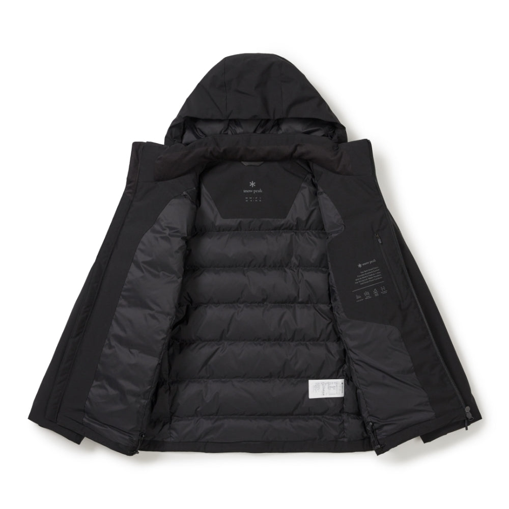 Snow Peak 2L Tinanig Hooded Down Jacket - Black