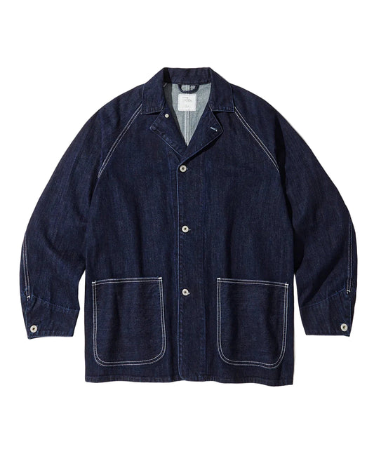 Outstanding & Co Polar WW2 Denim Chore Jacket - Indigo