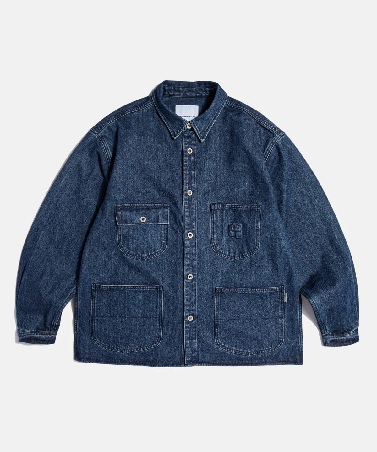 Espionage Denim Coverall Shirt Jacket - Mid Indigo