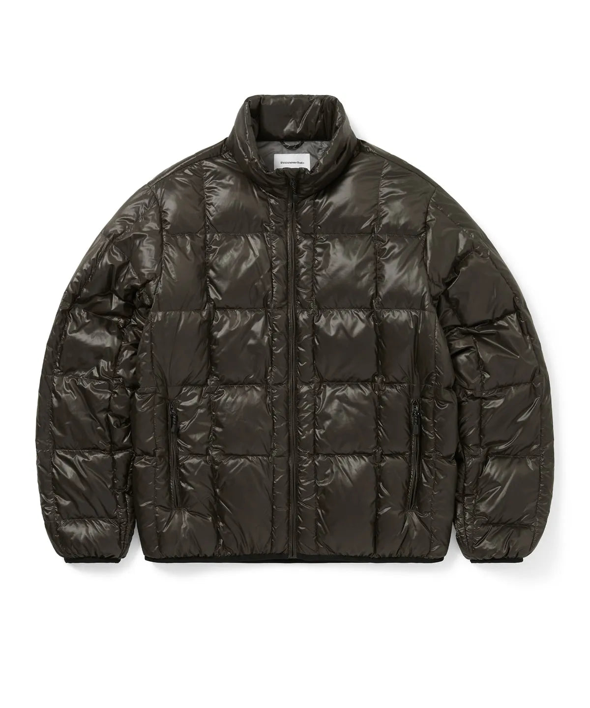 thisisneverthat PERTEX® Light Down Jacket - Brown Black
