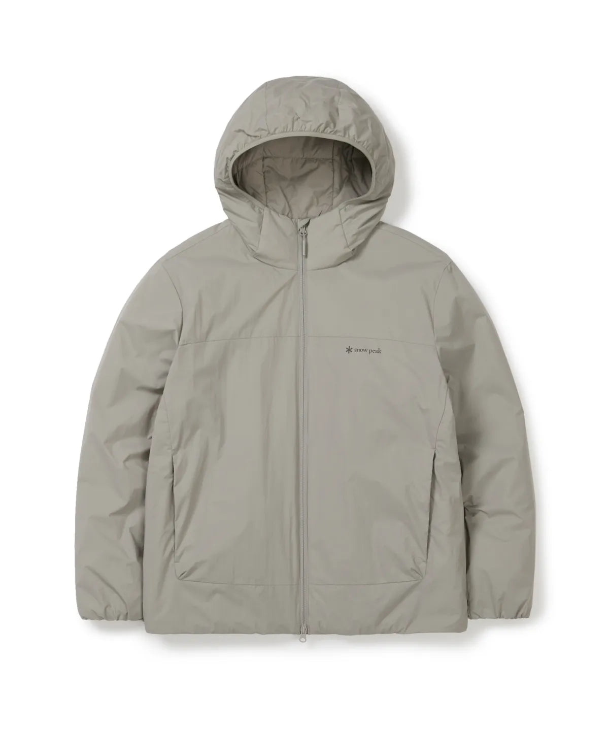 Snow Peak Summit Grid Primaloft Hood Jacket - Fog Grey