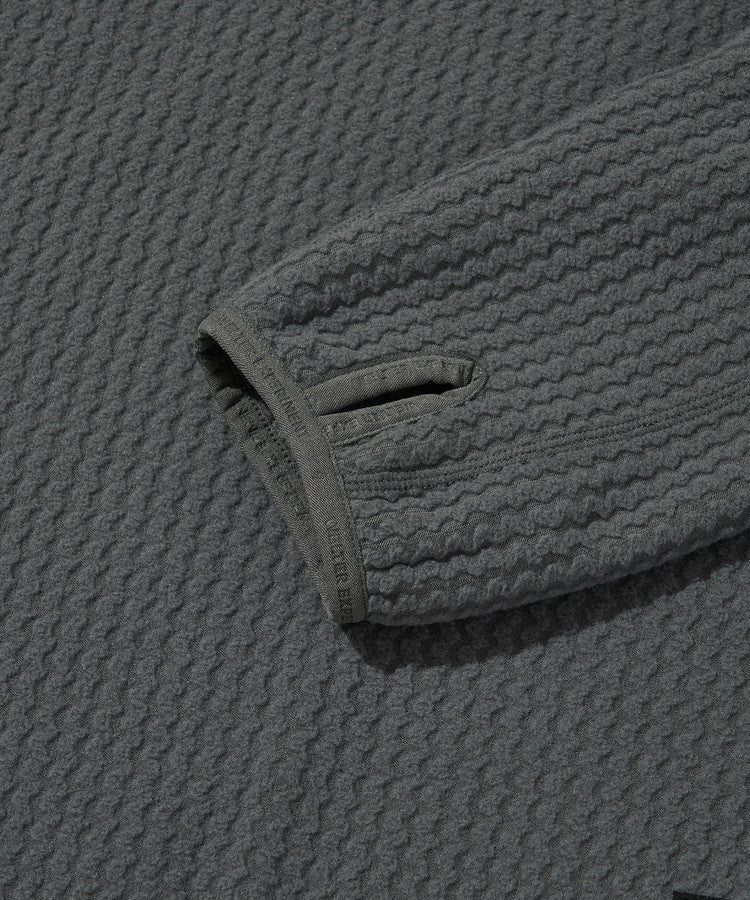 Welter Experiment Balaclava Calora Fleece Hoodie - Charcoal