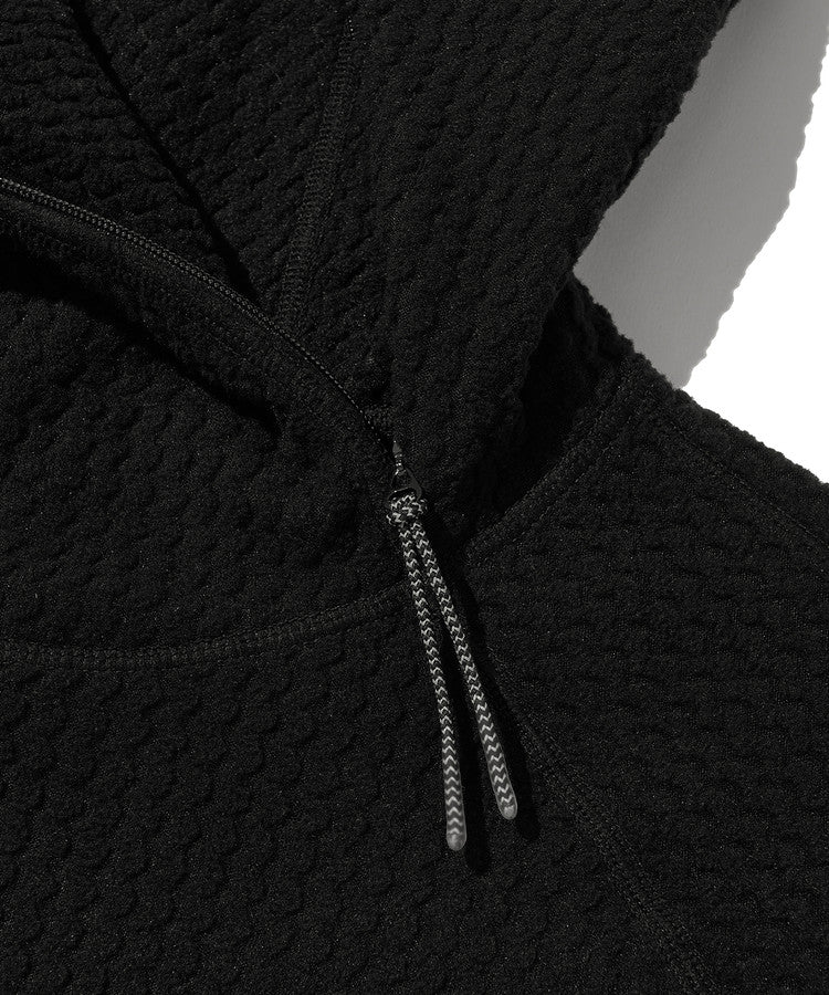 Welter Experiment Balaclava Calora Fleece Hoodie - Black