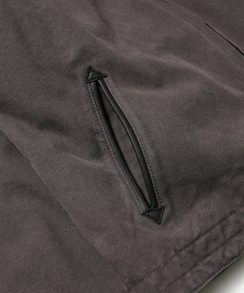 FrizmWorks Heavy Canvas Destroyed Work Jacket - Mud