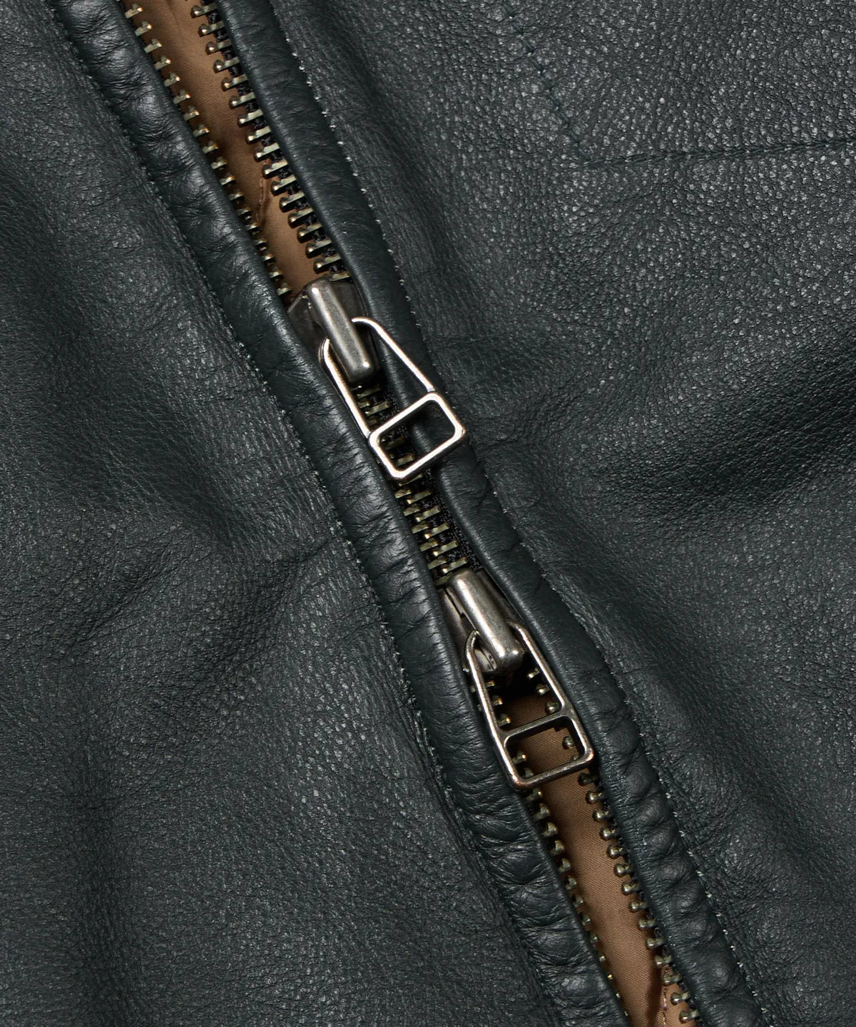 FrizmWorks Destroyed Cow Leather Jacket - Olive