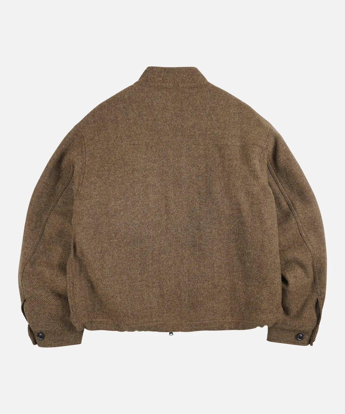 FrizmWorks Wool Harrington Jacket - Brown