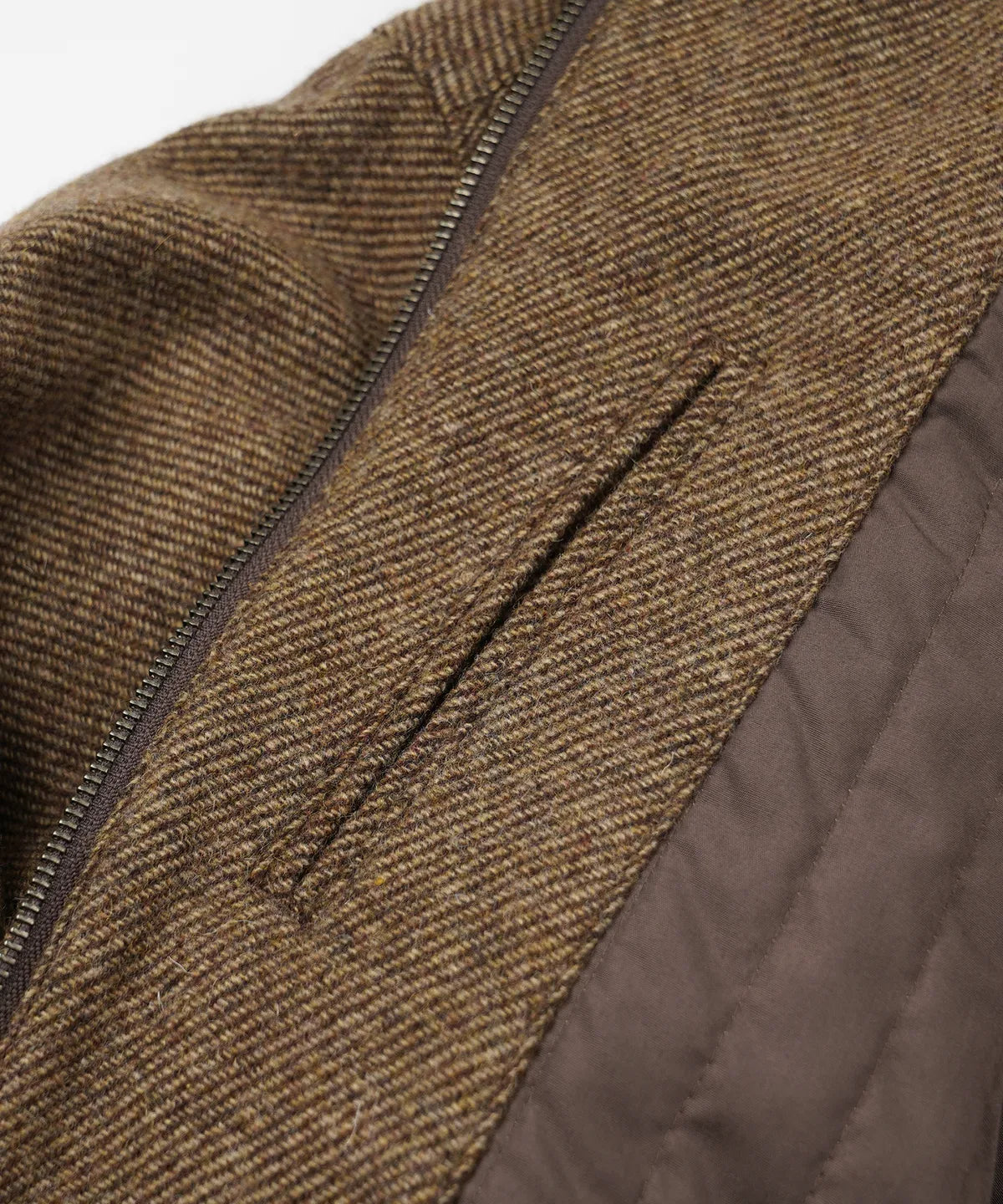 FrizmWorks Wool Harrington Jacket - Brown