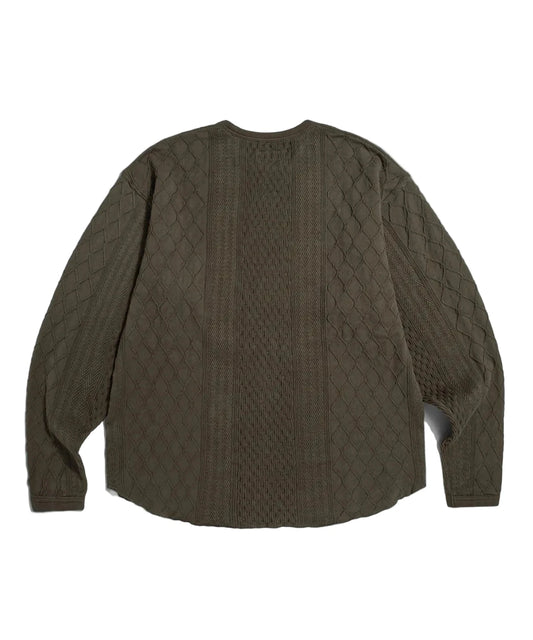 Espionage Multi Weave Jersey Knit -  Dark Mocha