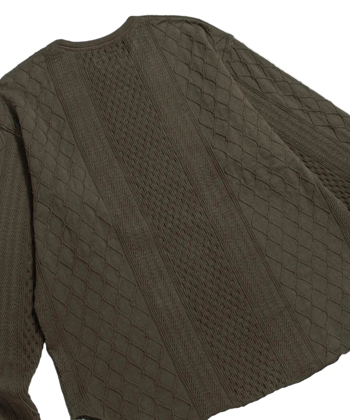 Espionage Multi Weave Jersey Knit -  Dark Mocha
