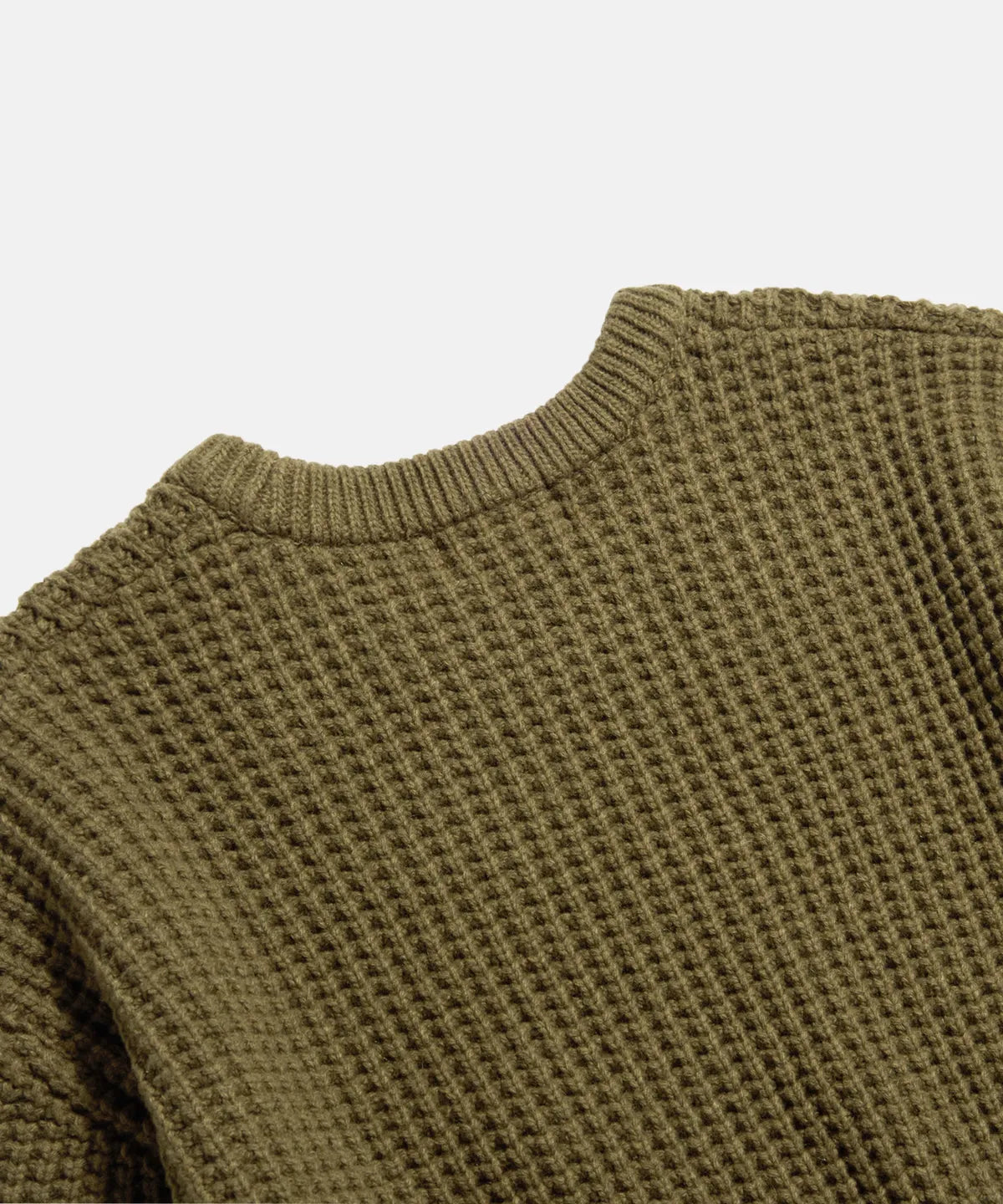 Espionage Heavyweight Waffle Knit Sweater - Cinnamon