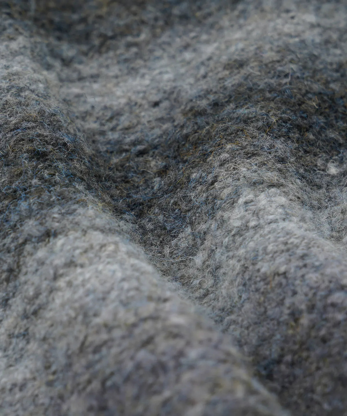 FrizmWorks Gradation Boucle Knit - Grey