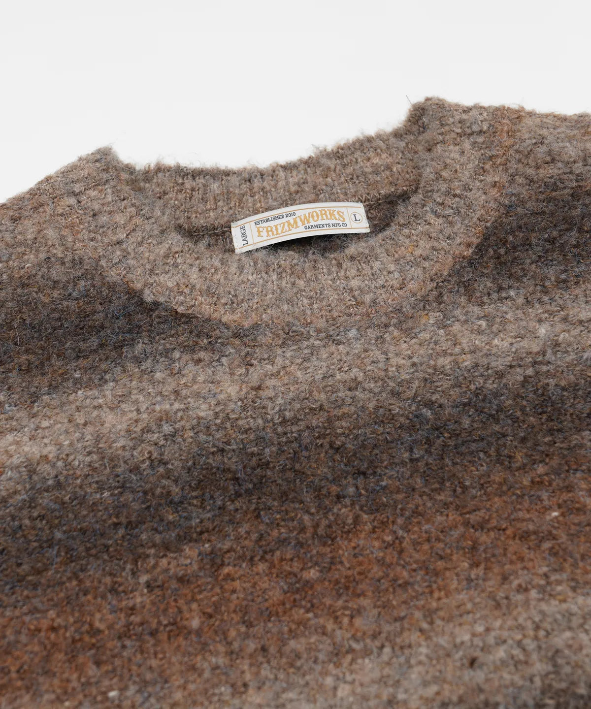 FrizmWorks Gradation Boucle Knit - Brown