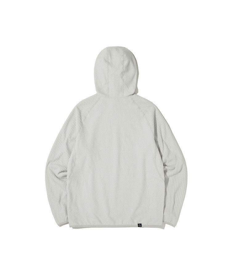 Welter Experiment Balaclava Calora Fleece Hoodie - White